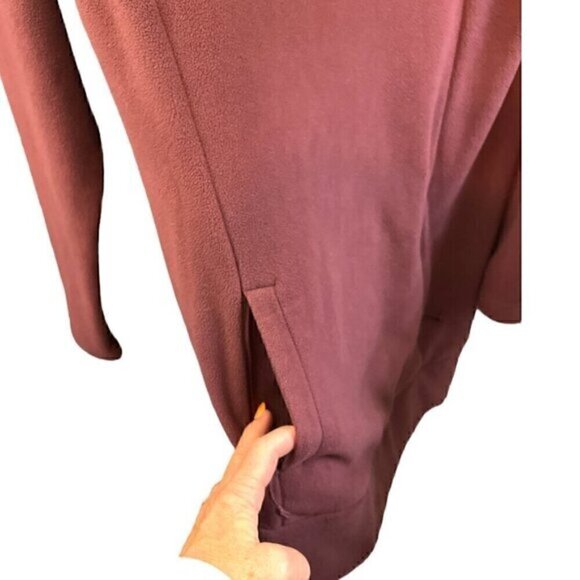 Women's Columbia Fleece Malbec Ali Peak Mock Neck Outerwear Tunic Pullover Small - Picture 6 of 6
